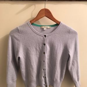 Boden light blue cashmere sweater